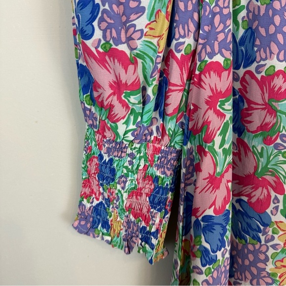 aithfull the Brand | Colorful Floral Mathilde Midi Dress Size 4 - Picture 6 of 13